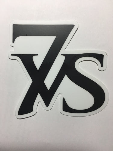 The 7VS Brand Heavy Duty Vinyl 3”x3” Sticker